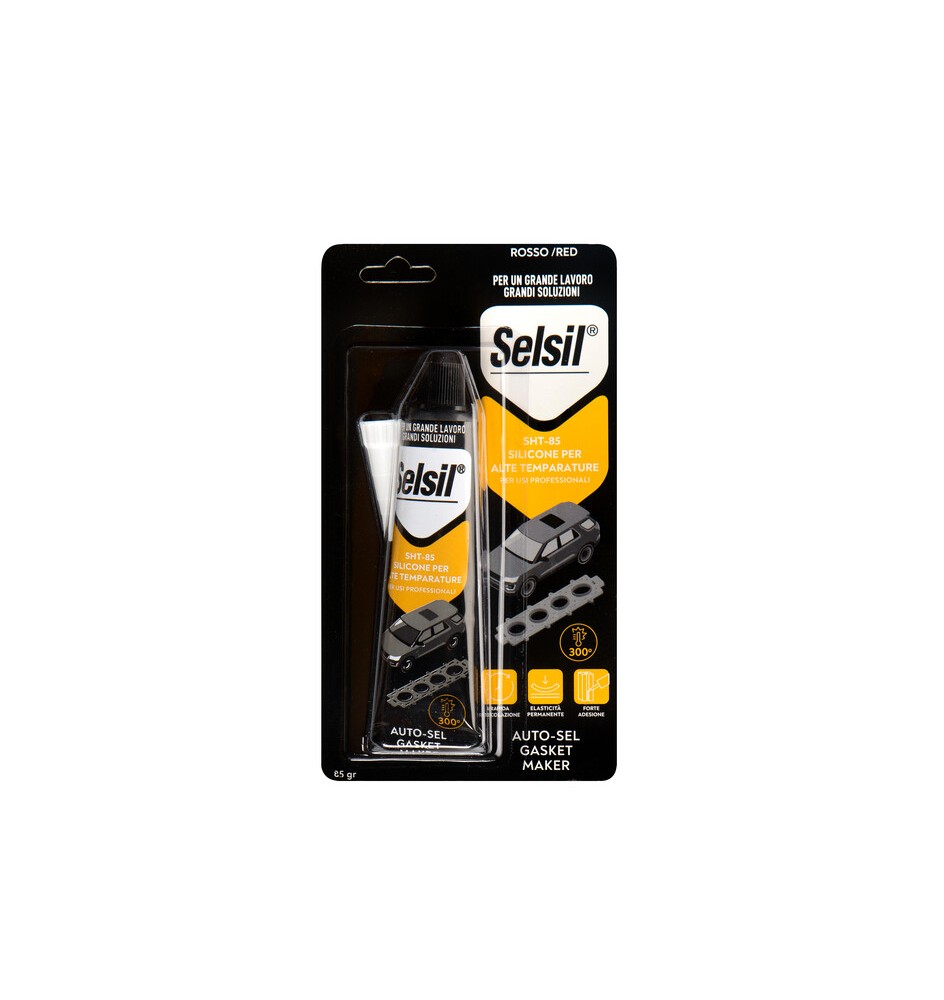 SELSIL SILICONE ALTA TEMPERATURA SHT-85 ROSSO 85 G
