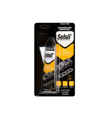 SELSIL SILICONE ALTA TEMPERATURA SHT-85 ROSSO 85 G