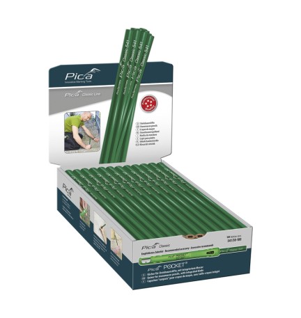 DISPLAY MATITA P/CARPENTIERE 300 MM DA 100 PZ