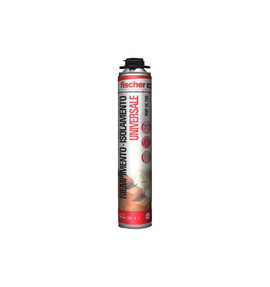 FISCHER SCHIUMA POLIURETANICA UNIV. PIST. 750 ML PUP 1K