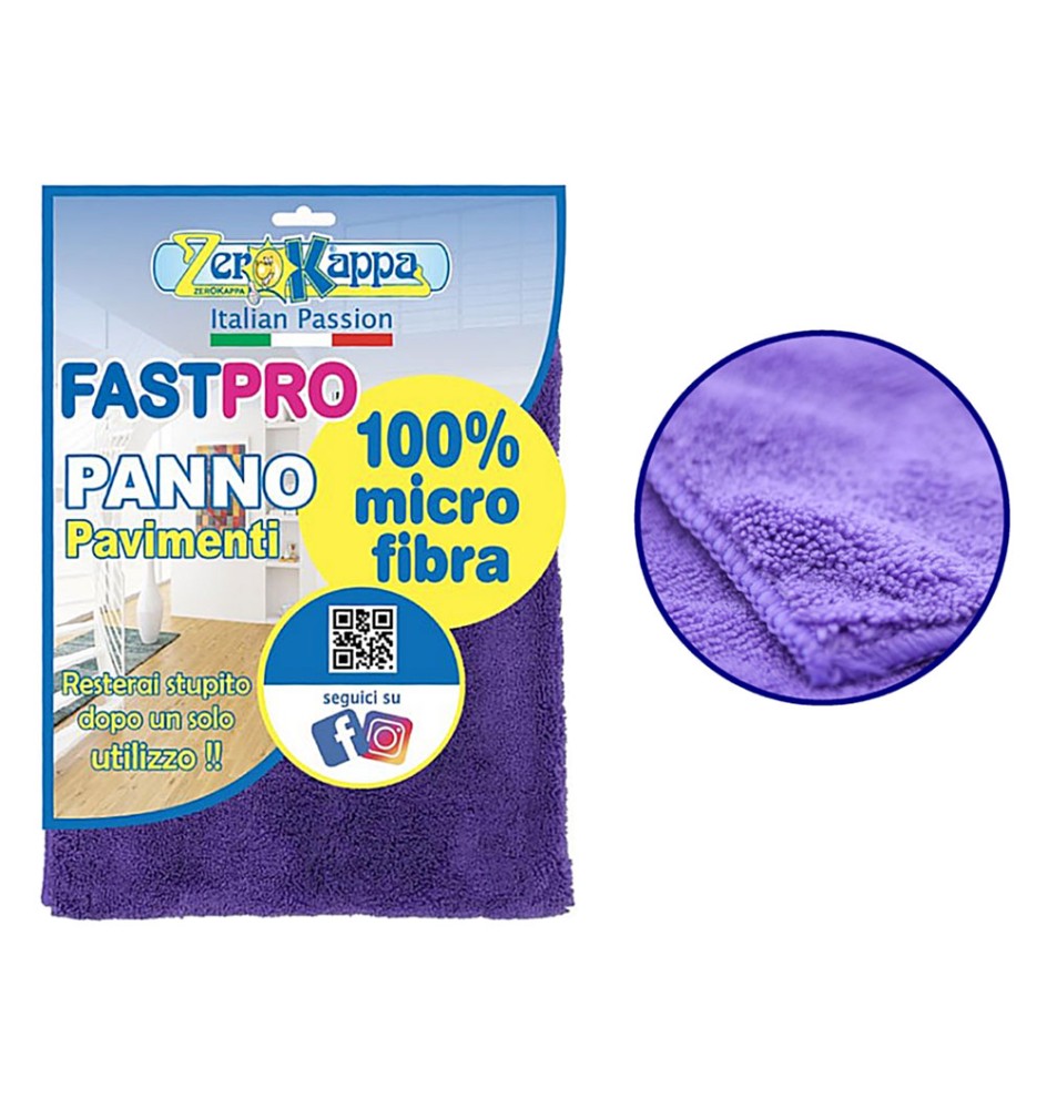 PANNO IN MICROFIBRA 'FASTPRO' cm 50 x 70