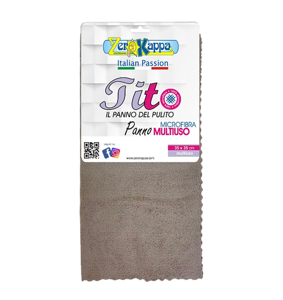 PANNO IN MICROFIBRA 'TITO MULTIUSO' cm 35 x 35
