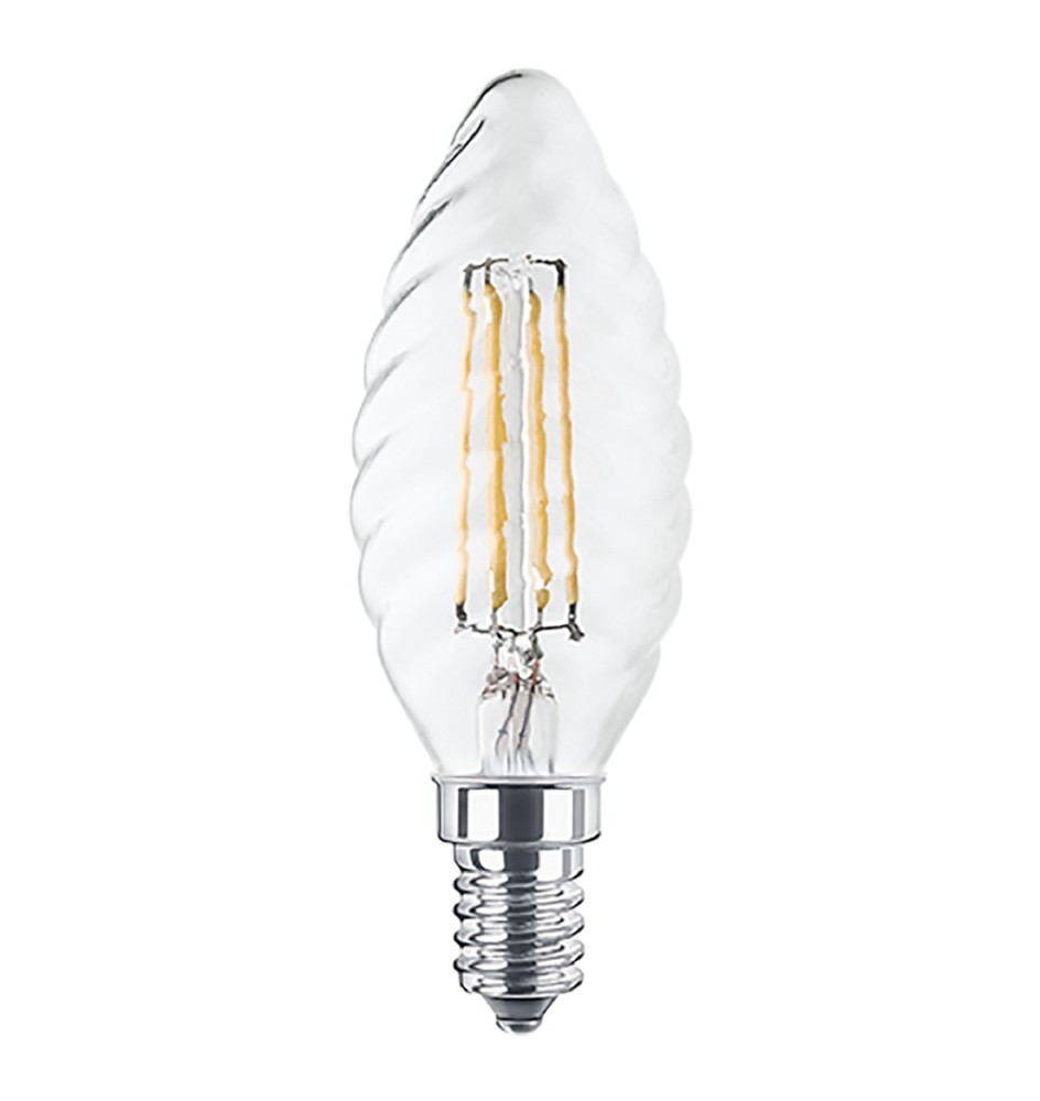 LAMPADA LED A FILAMENTO 'SPIRALE' CALDA 2700K 4W37W E14 - 470 lm