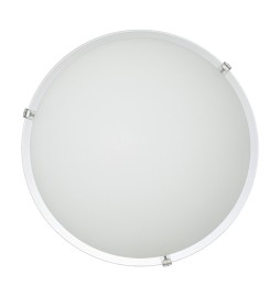 PLAFONIERA DYLAN 40 2XE27 LASTRA BIANCO LUCIDO