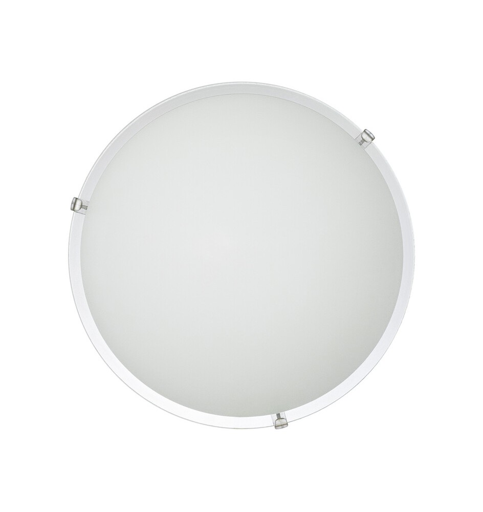 PLAFONIERA DYLAN 40 2XE27 LASTRA BIANCO LUCIDO