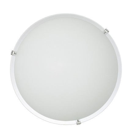 PLAFONIERA DYLAN 40 2XE27 LASTRA BIANCO LUCIDO
