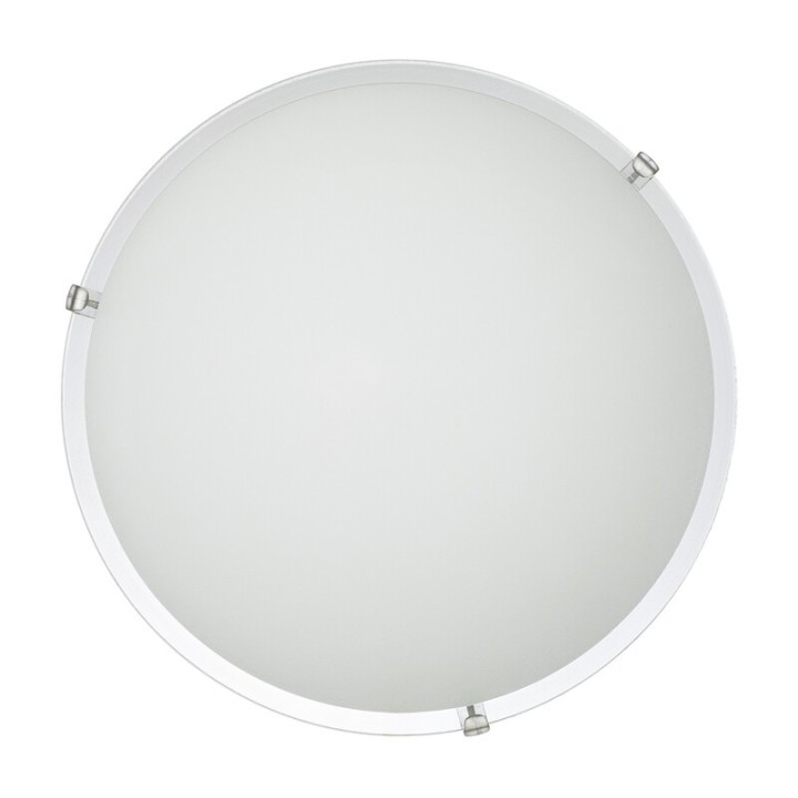 PLAFONIERA DYLAN 40 2XE27 LASTRA BIANCO LUCIDO