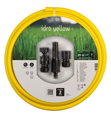 TUBO CON KIT 'IDRO YELLOW' mm 15 x mt 15 - 5/8