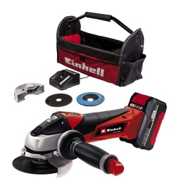 SMERIGLIATRICE ANGOLARE A BATTERIA 'TE-AG 115 LI' 18V - 4,0 Ah Litio Ø disco 115 mm