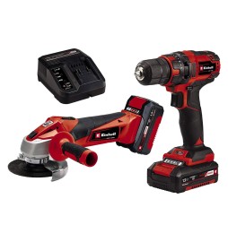 TRAPANO AVVITATORE+SMERIGLIATRICE A BATTERIA 'TC-TK 18 LI KIT' kit 2 pezzi