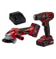 TRAPANO AVVITATORE+SMERIGLIATRICE A BATTERIA 'TC-TK 18 LI KIT' kit 2 pezzi
