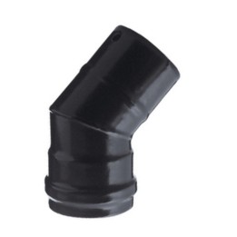 GOMITO P/STUFA A PELLET 45 ATTACCO MF D 12 CM