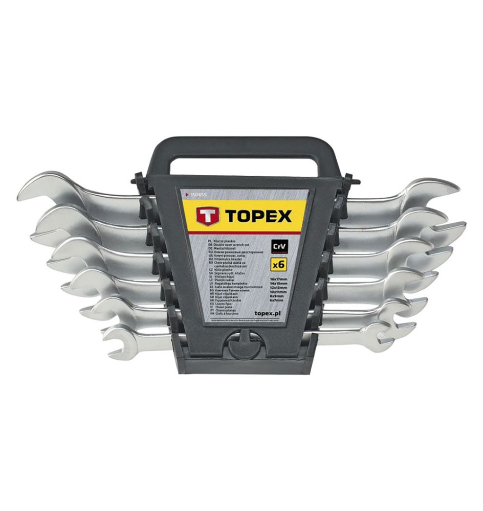 CHIAVI A FORCHETTA DOPPIA IN SERIE (6-17) 6 pezzi