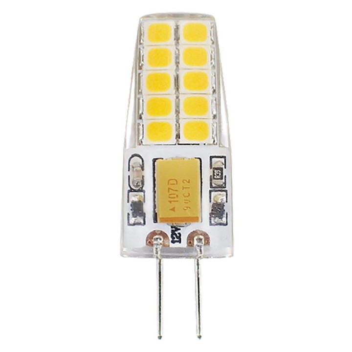 LAMPADA A LED IN SILICONE 'G4' L.NATUR.4000K 2,2 W 230 lumen (25W)