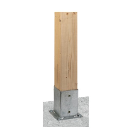 SUPPORTO PILASTRO A PAVIMENTO 799ZF 80X 80 MM