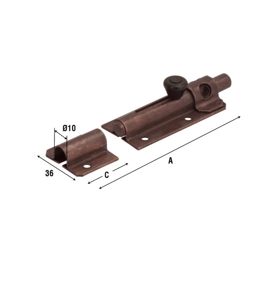 CATENACCIO PORTALUCCHETTO 248 BRONZ 105 MM