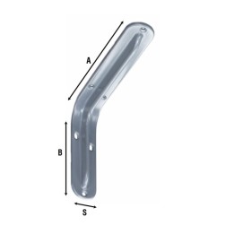 REGGIMENSOLA ACCIAIO 2522 BIANCO 350 MM