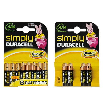 PILA MINISTILO 'MN 2400' Pz 5 - 1,5 V - AAA SIMPLY