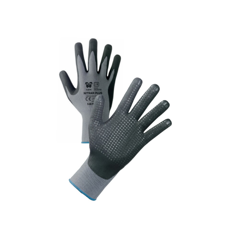 GUANTI NYLON/NITRILE NITRAN PLUS TG. 8