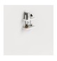 LAUNDRY COPPIA MENSOLE 45X23 CM BIANCO FRASS