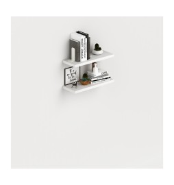 LAUNDRY COPPIA MENSOLE 60X23 CM BIANCO FRASS