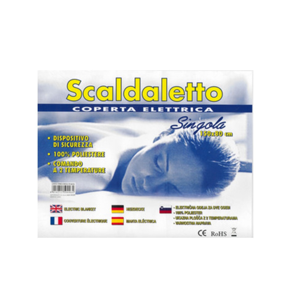 COPERTA TERMICA SINGOLA CM. 80X150