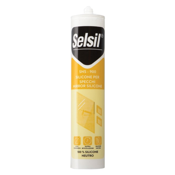 SILICONE NEUTRO PER SPECCHI 'SNS' trasparente ml 310