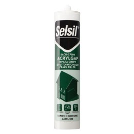 SILICONE ACRILICO EFFETTO RUVIDO 'SACR-CF500' bianco ml 310 (ral 9010)