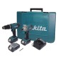 KIT TRAPANI AVVITATORI A BATTERIA 'DK18922A01' kit assemblato 2 pezzi