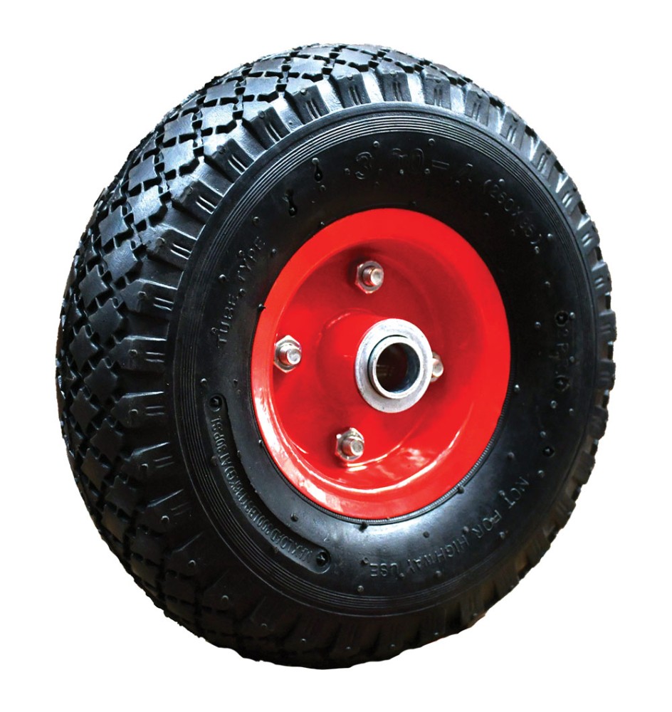 RUOTA PNEUMATICA PER CARRELLI Ø 260 mm - foro Ø 20 mm / per carrello pala ribaltab.