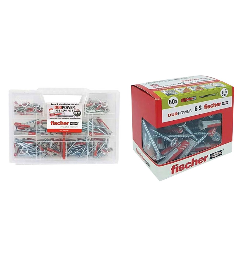 TASSELLO CON VITE 'DUOPOWER' IN SET set 80 pezzi