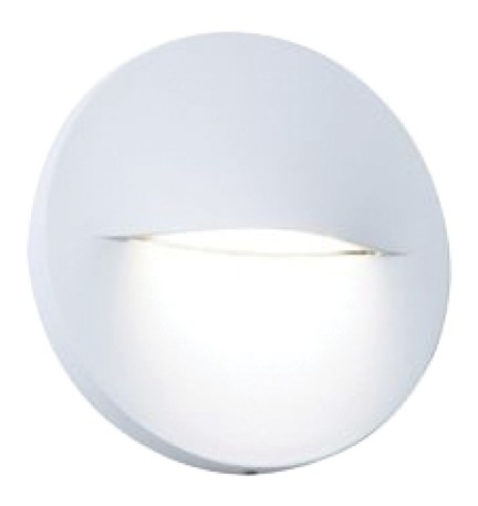 SEGNA PASSO TONDO 'OPEN' colore bianco - 3 watt