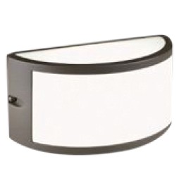 APPLIQUE 'BIA' 60 W - cm 22 x 12,1 x 10,8 grafite