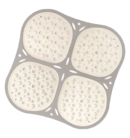 TAPPETO ANTISCIVOLO MASSAGGIANTE 'RELAX' cm 53 x 53