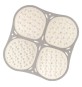 TAPPETO ANTISCIVOLO MASSAGGIANTE 'RELAX' cm 53 x 53