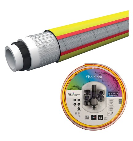 TUBO CON KIT 'FLORA' mm 15 x mt 15 - 5/8