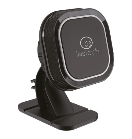 SUPPORTO SMARTPHONE PER AUTOMOBILE BASE ADESIVA rotazione libera