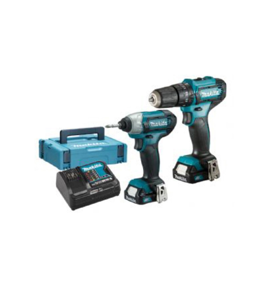 MAKITA KIT TRAPANO C/PERC + AVVIT CLX228AJ 12V CXT