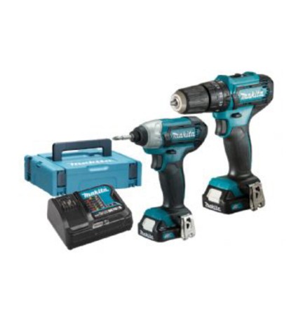 MAKITA KIT TRAPANO C/PERC + AVVIT CLX228AJ 12V CXT
