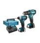MAKITA KIT TRAPANO C/PERC + AVVIT CLX228AJ 12V CXT