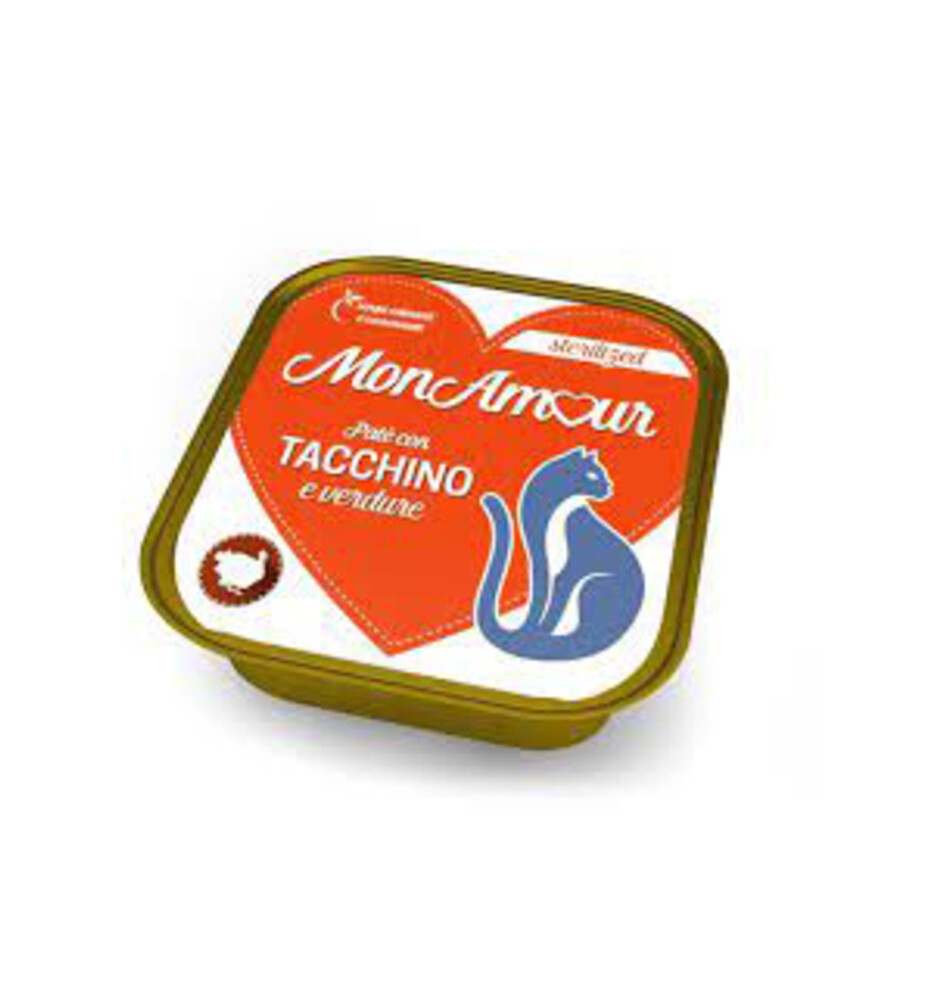 CIBO GATTO MONAMOUR 100 G STERILIZED TACCH VERD