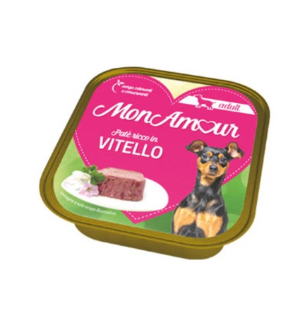 CIBO CANE MONAMOUR 150 G VITELLO