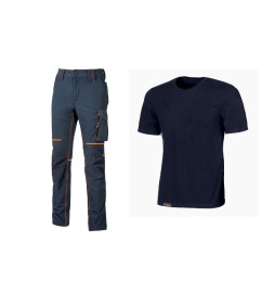 WORKWEAR KIT T-SHIRT+ PANTAL DEEP BLUE TG L