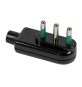 FME 80.031 SPINA RIBASSATA 10A 2P+T NERO