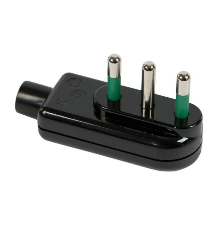 FME 80.041 SPINA RIBASSATA 16A 2P+T NERO