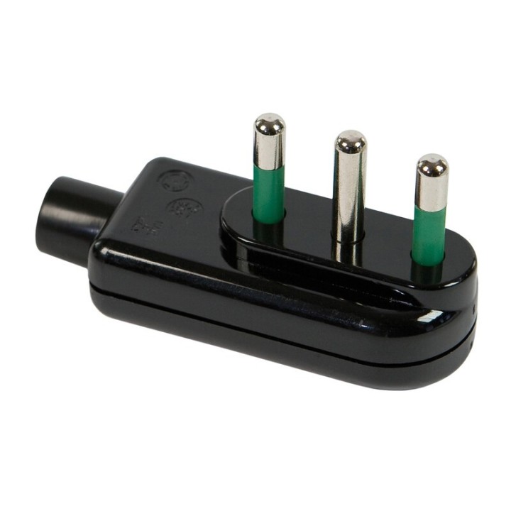 FME 80.041 SPINA RIBASSATA 16A 2P+T NERO