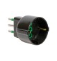 FME 82.131 ADATTATORE 16A 2P+T-SCHUKO NERO