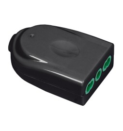 FME 82.571 PRESA BIPASSO 16A 2P+T GARANTI NERO