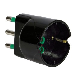 FME 82.611 ADATTATORE 16A 2P+T SCHUKO GARANTI NERO