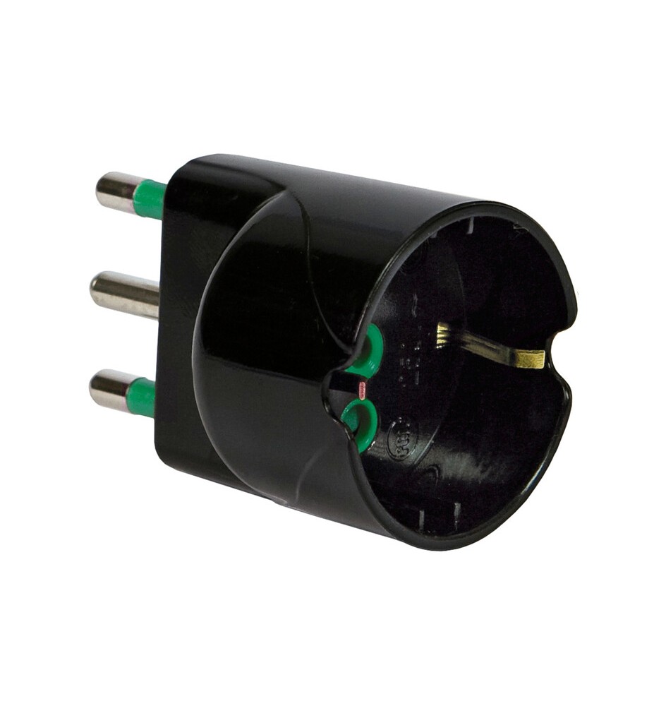 FME 82.611 ADATTATORE 16A 2P+T SCHUKO GARANTI NERO